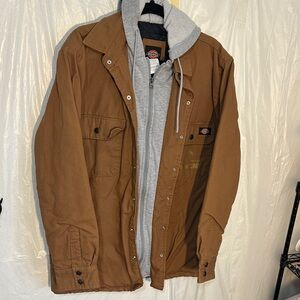 Dickies Men's Brown Shirt Jacket